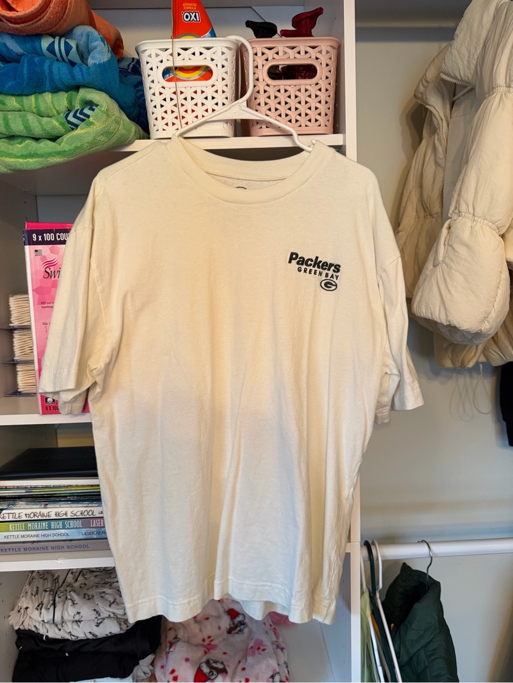 Packers Cream Short Sleeve Graphic Tee